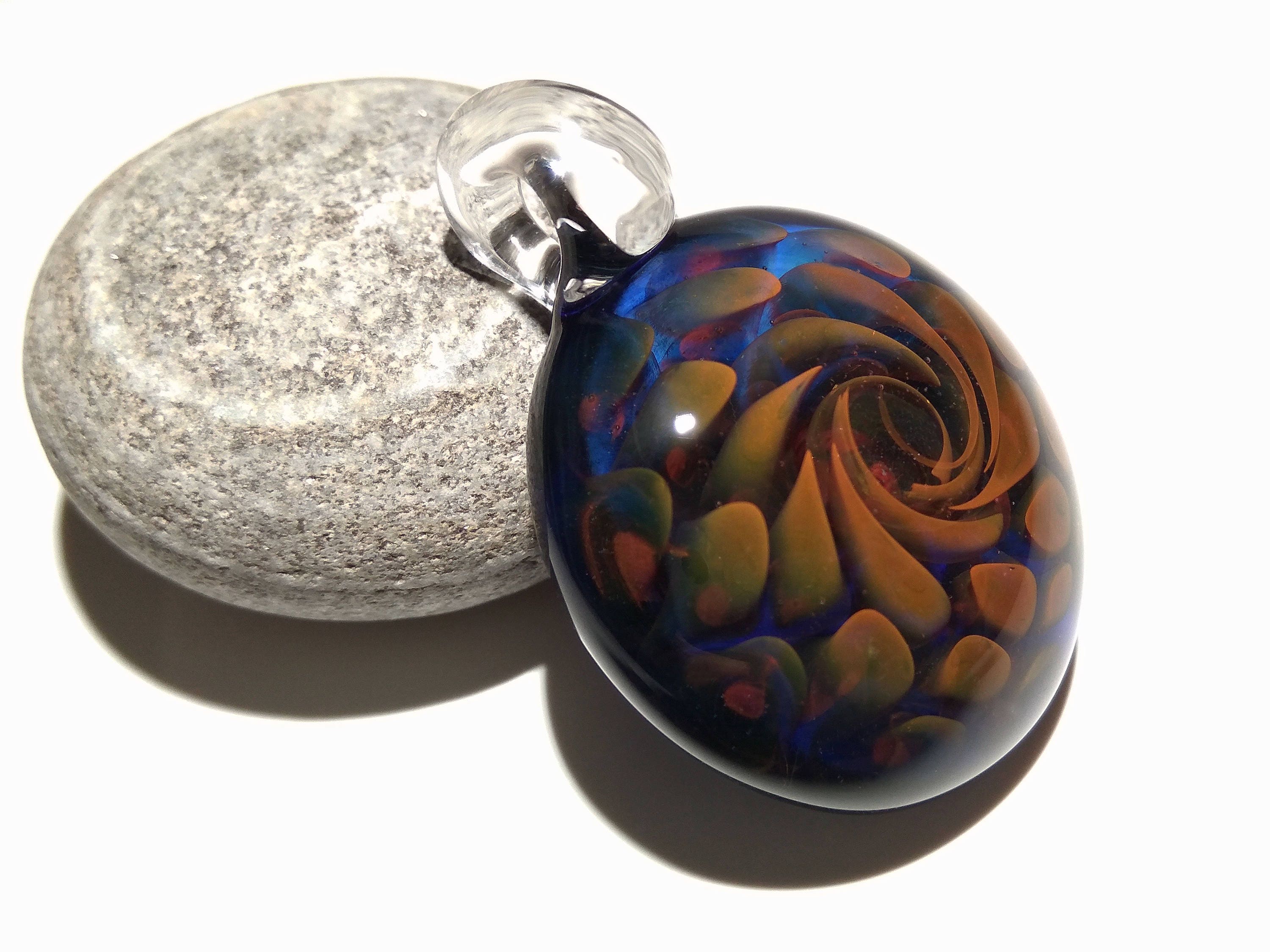 Hidden Portal Pendant Handcrafted Glass Pendant Glass Art Unique