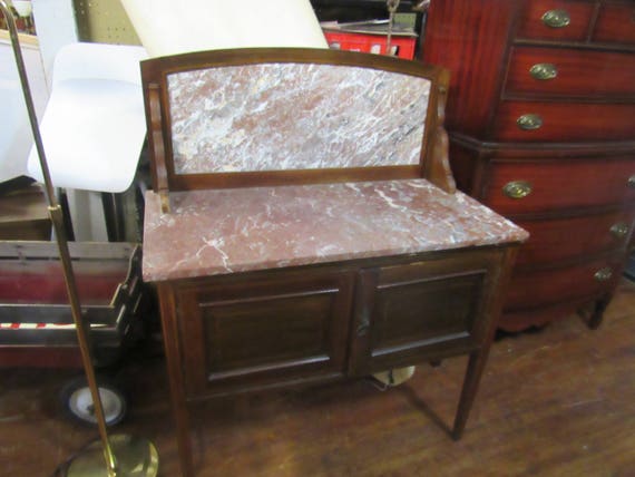 Marble top washstand