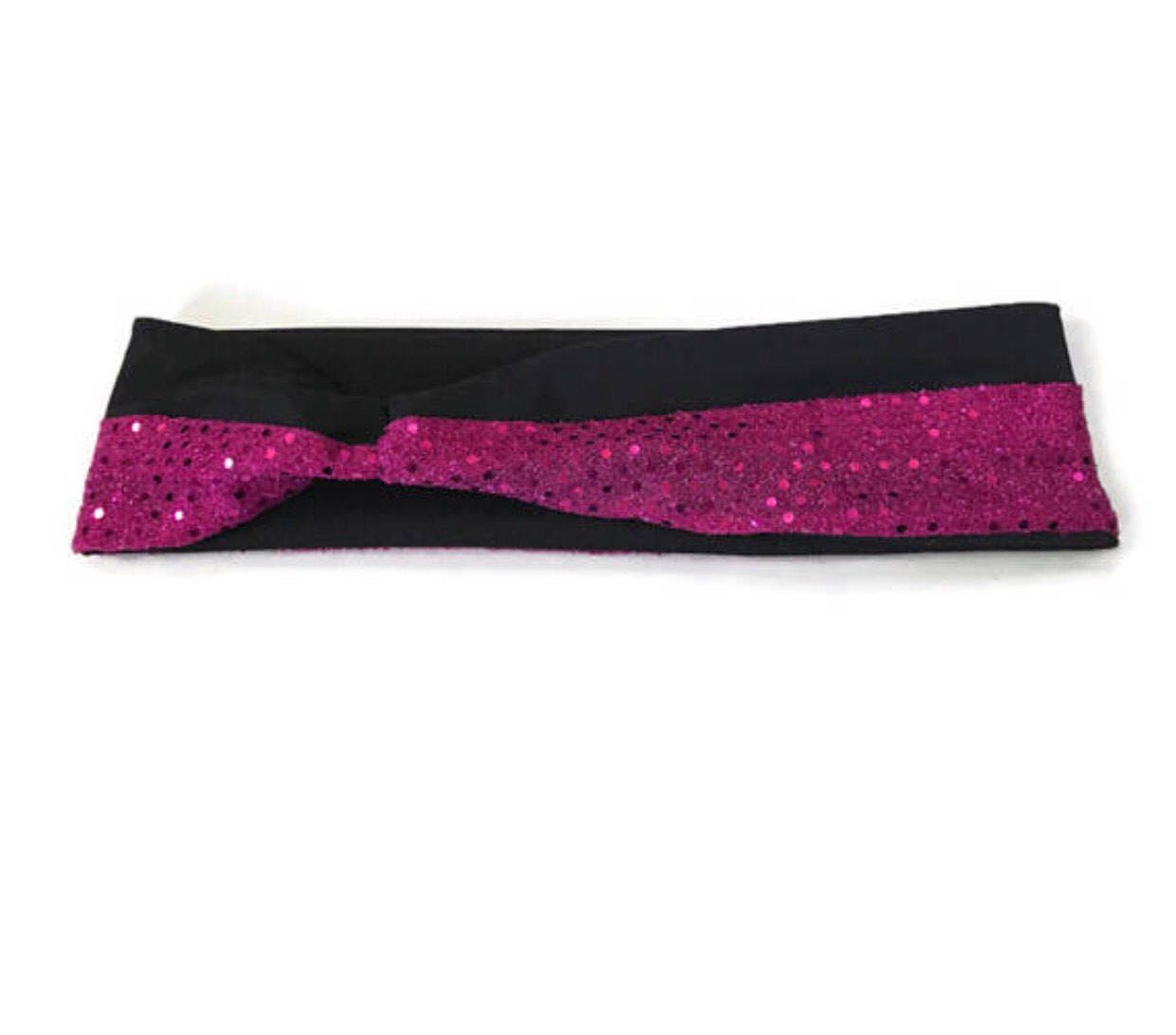 Sparkle Wide Headband Running Nonslip Headband Glitter