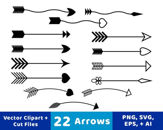 Download 22 Arrows Clipart Rustic Arrow Clipart Arrow SVG Wedding