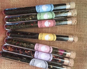 Tea Gift Set - Sample Teas - loose leaf teas - Father Day - tea lover - tea addict