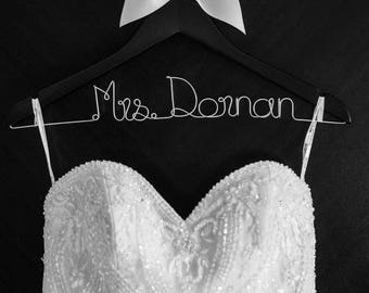 CYBER SALE Wedding hanger, Bride hanger, Bridesmaid hanger, Personalized wedding hanger, Wedding dress hanger, Custom hangers
