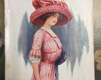 RARE Vintage Antique 1911 McCall's Magazine/Edwardian Magazine/McCall's Vintage Booklet Catalog/Fashion Catalog/Edwardian Catalog