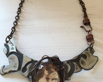 Mother and Child Statement Necklace