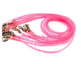 Pink X 1 buna cord neck circumference