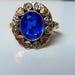 blue amethyst ring vintage