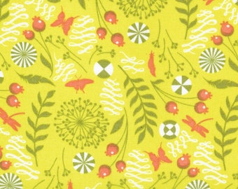 Dandelion in Olive Voile by Tula Pink HY