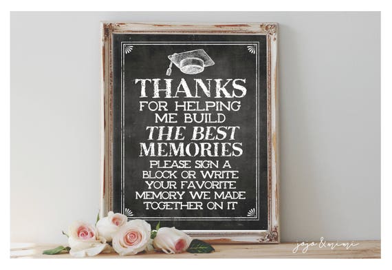 Items Similar To Instant Thanks For Helping Me Build The Best Memories 