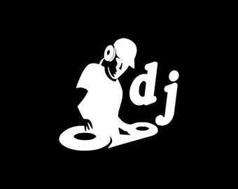Vinyl dj decal | Etsy