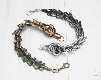 Fantasy Dragon Bracelet Dragons Jewelry Display Item Made To Order