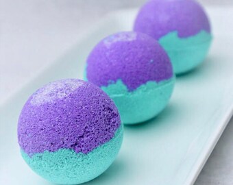 Mermaid Party Favors - Beach Wedding Favor - Mermaid Bath Bomb - Bath Bomb Favor - Glitter Bath Bomb - Mermaid Party Ideas - Bath Bombs