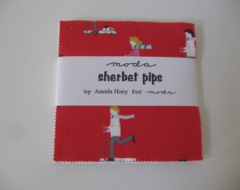 Charm Pack Sherbet Pips, Aneela Hoey for Moda, OOP