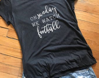 Football Tee // sunday funday // football shirt // college football // nfl // gifts for her // football fan // fall shirt // mean girls