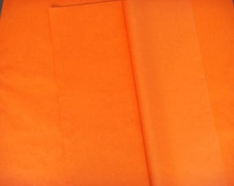 Orange carrot leaves 5 tissue paper size 50 cm * 75 cm