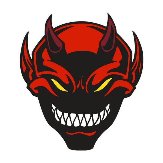 Red Devil Demon Monster Instant Download Printable Scalable