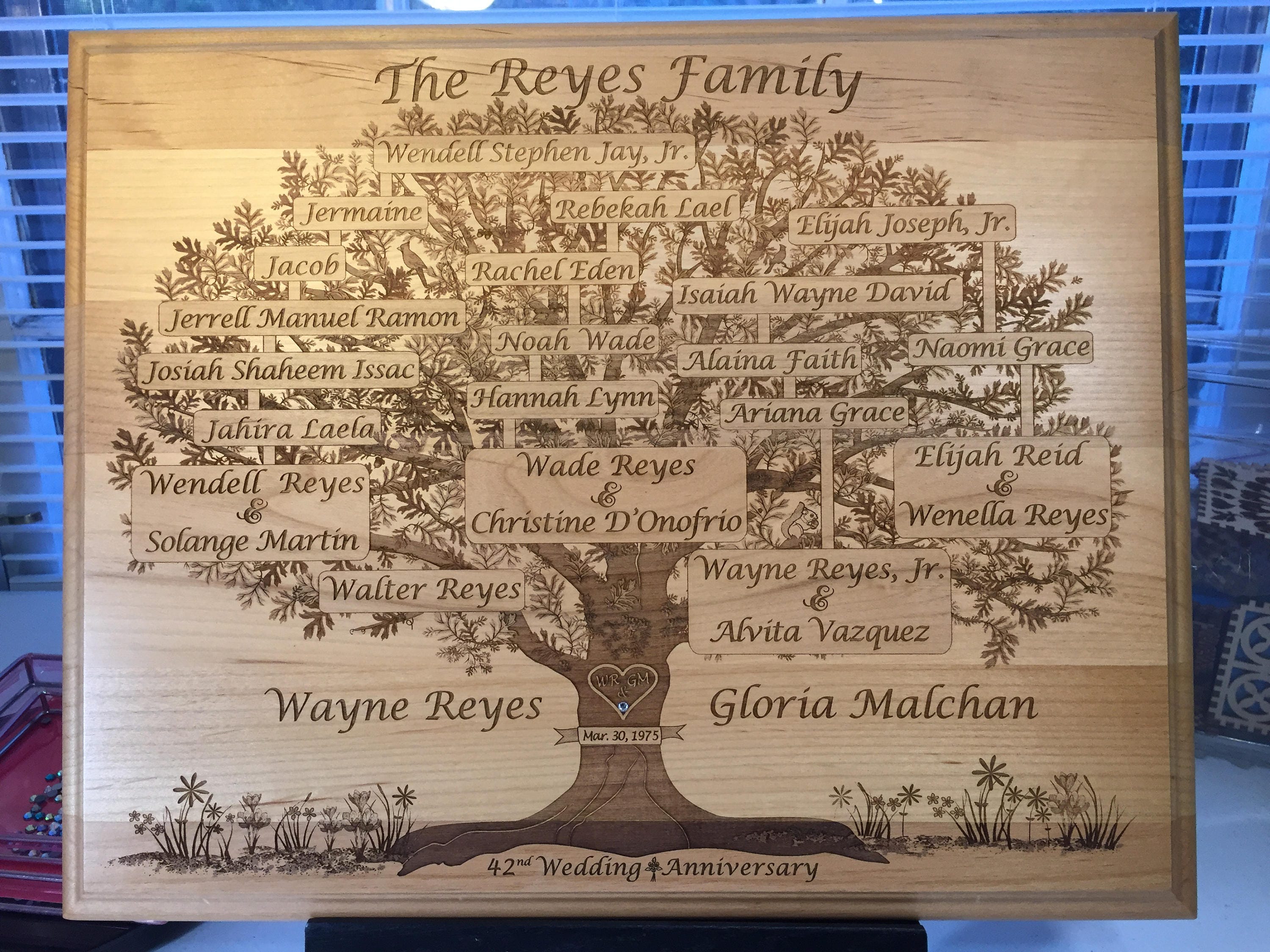 H1: Embracing Family Bonds with Wooden Laser Cut Family Trees