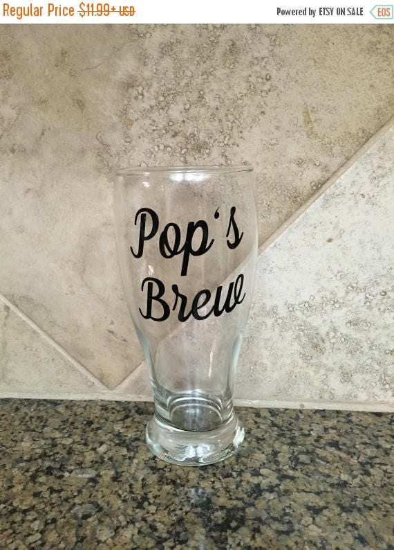 On Sale Personalized Beer Glass For Dad Worlds Greatest Dad 