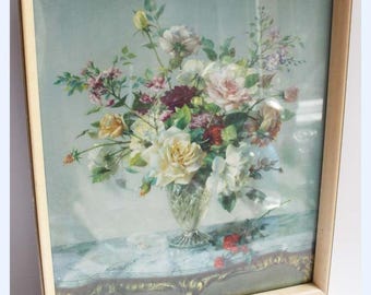Vintage 60's Vernon Ward Midsummer Glory Framed Glazed Print Tretchikoff Era