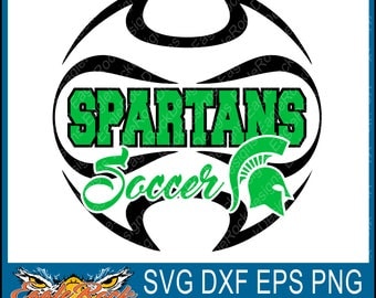 Spartans Soccer| SVG| DXF| EPS| png| Cut File| Soccer| Spartans| Soccer Mom| Designs| Silhouette| Cricut| Vector File| Instant Download