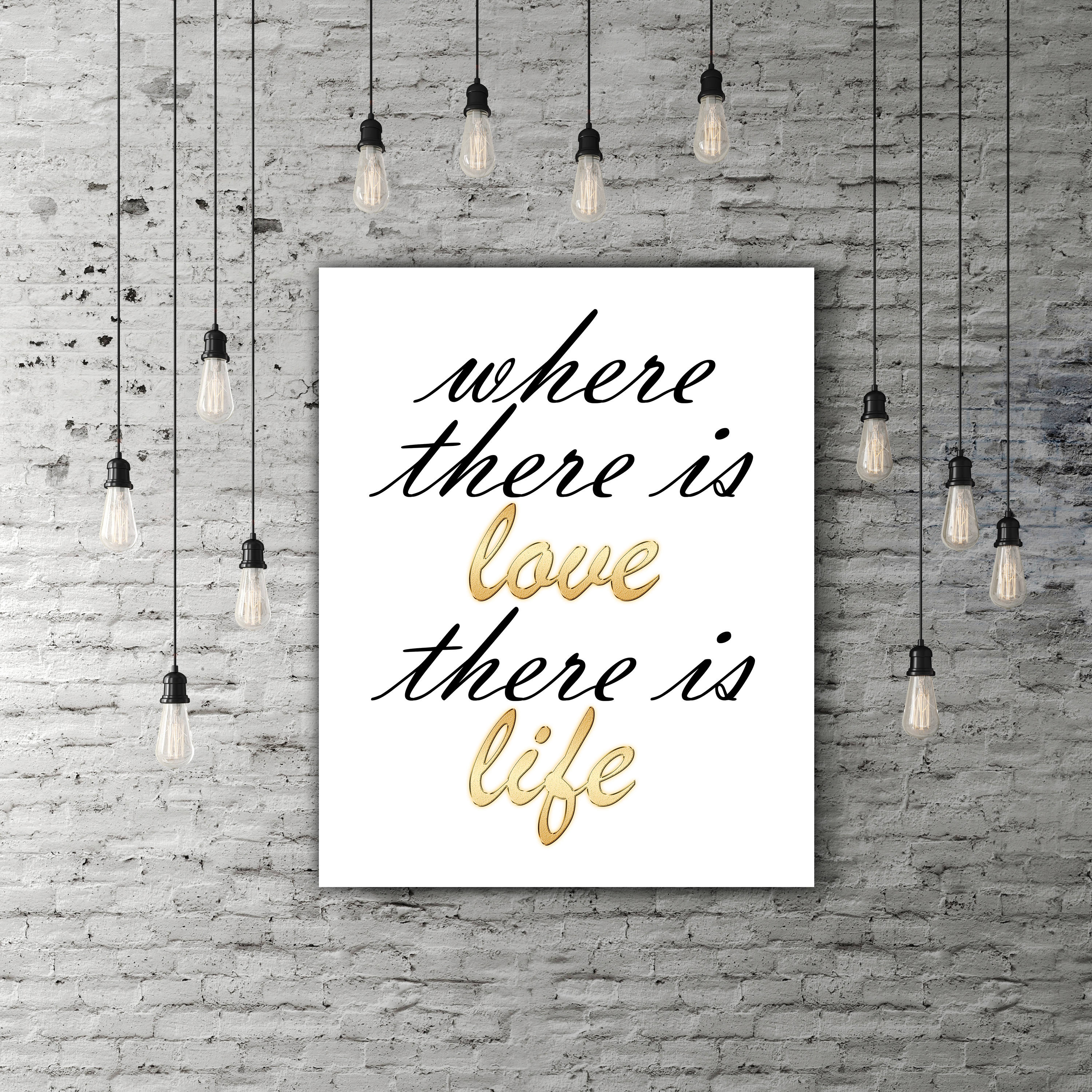 Printable Quotes Calligraphy Quote Love Quote Poster