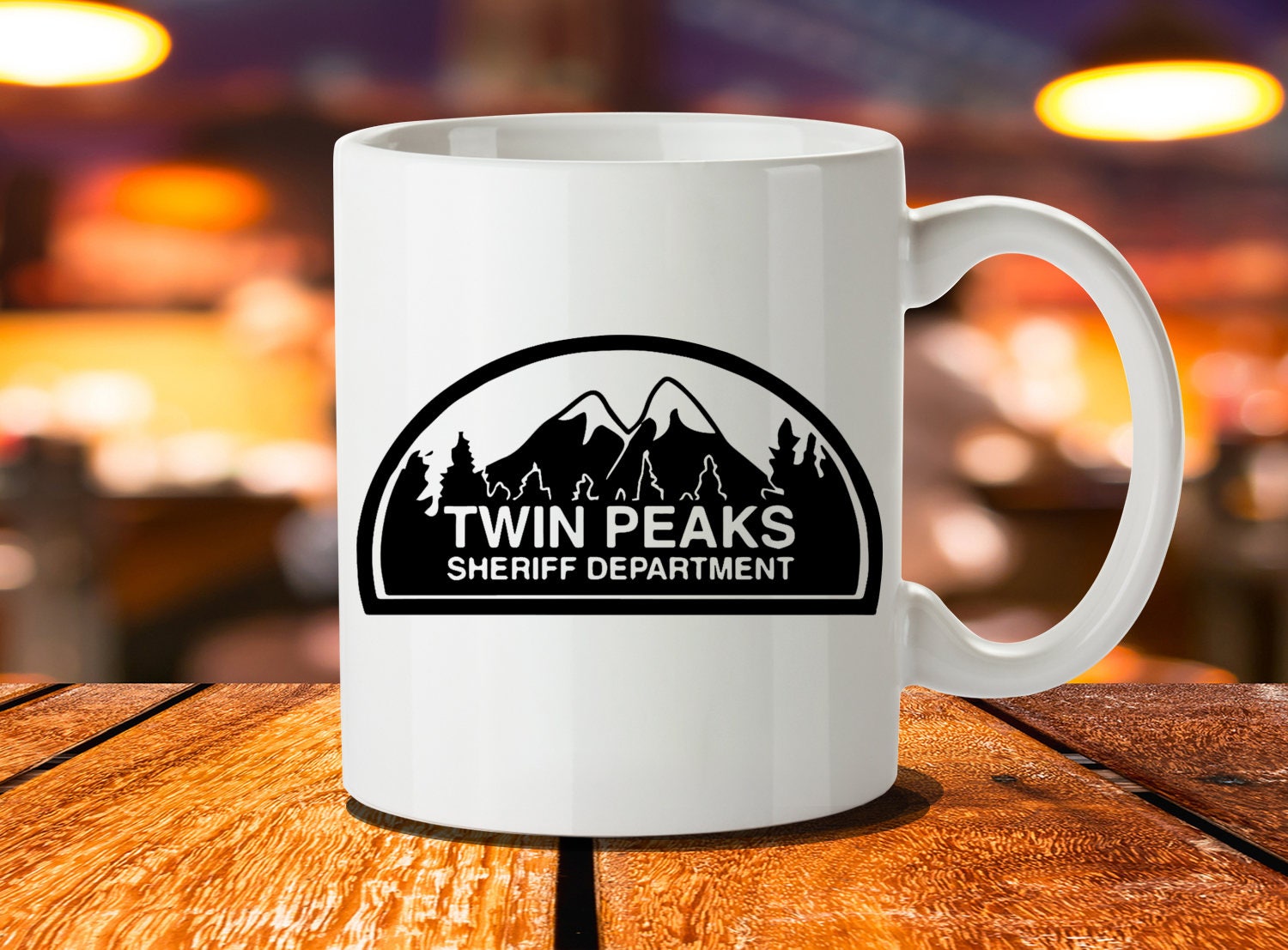 Twin Peaks Mug Twin Peaks Gift Twin Peaks Print David