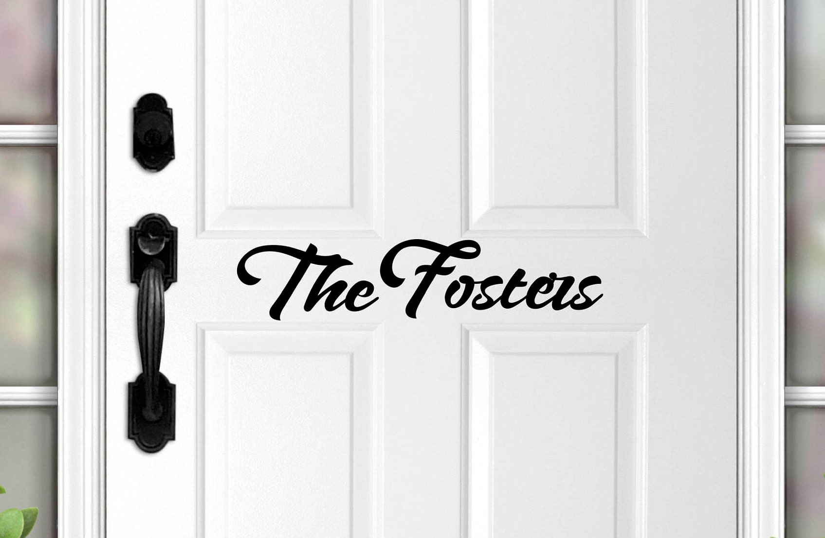 Customize Door decal family Name Decal Door name decal wall