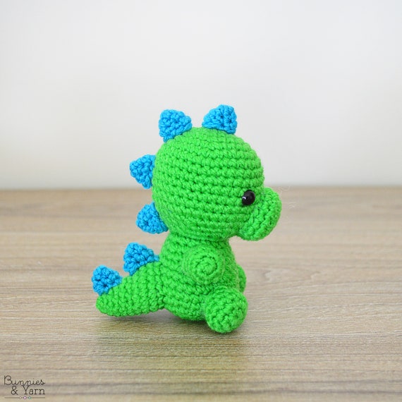 CROCHET PATTERN in English Dinosaur Baby 5 Babies