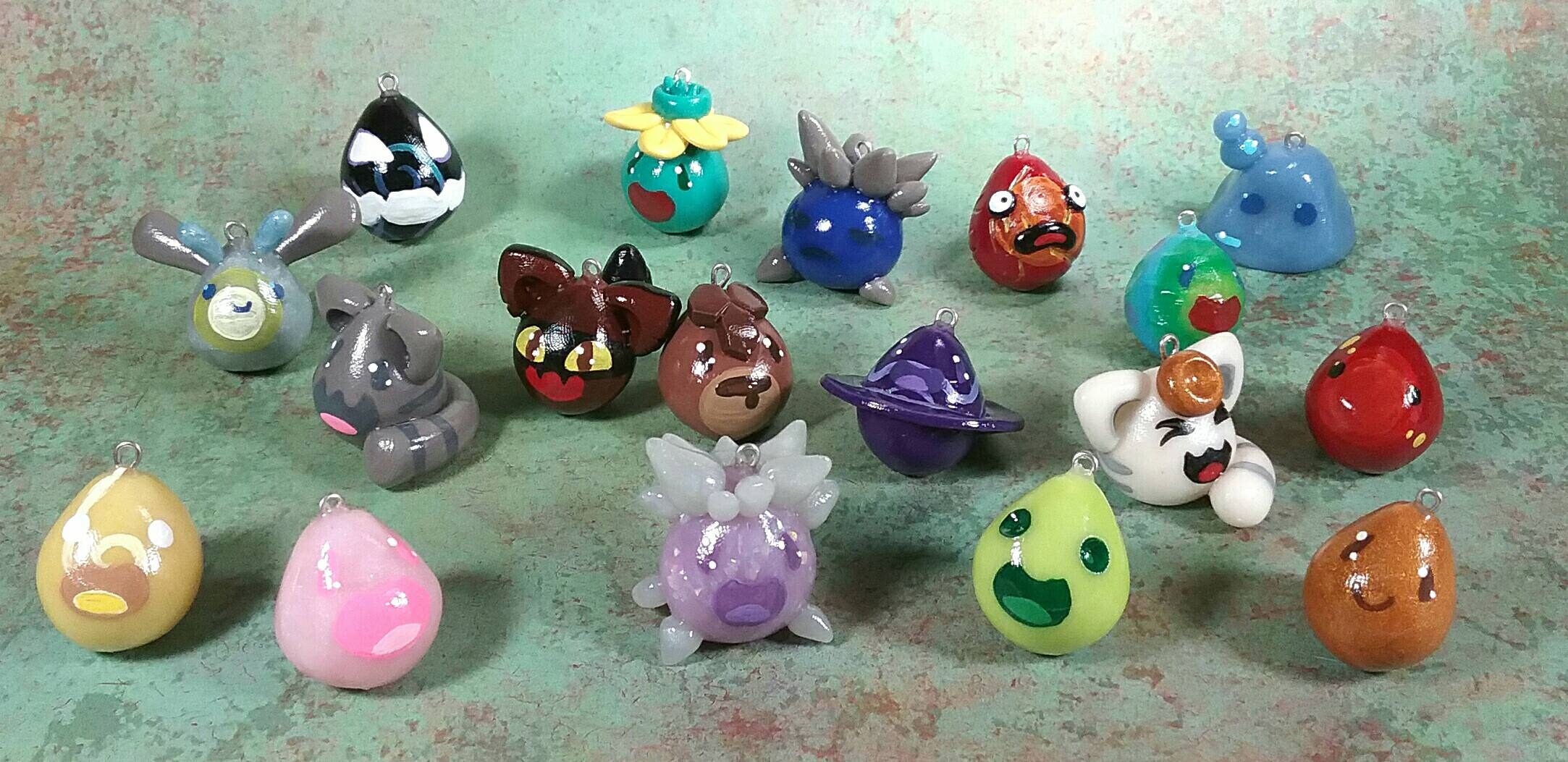 Slime Rancher charms from Slime Rancher