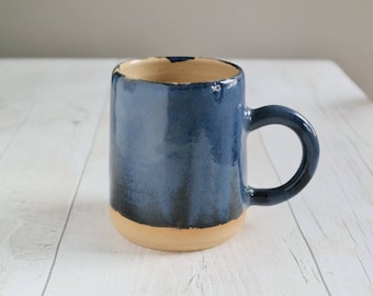Stoneware Ceramic Mug in Stormy Seas Glaze - Ready to Ship