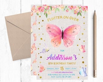 butterfly invitations