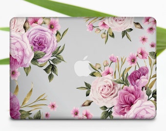 Flowers Macbook Pro Case New Pro Macbook Case Floral Macbook Case Macbook Air 13 Case Macbook Air 13 Hard Case Rose Macbook Air Case m032