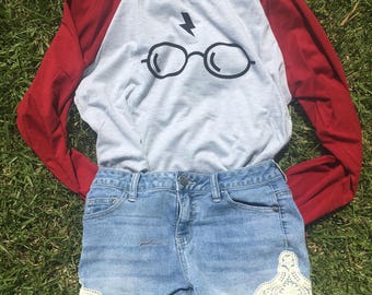 Harry Potter Raglan - Harry Potter shirt - Chosen One Shirt - Harry Potter T-shirt - Raglan -