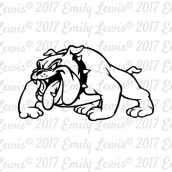 Bulldog SVG bulldog SVGs Bulldog Decals Cut Files SVGs