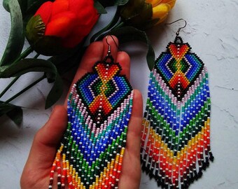 earrings beaded native american favorite