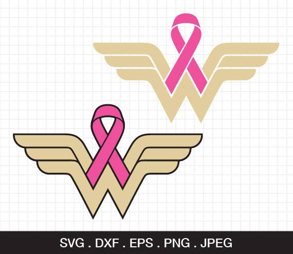 Download Wonder Woman Breast Cancer Awareness svg Cancer Awareness