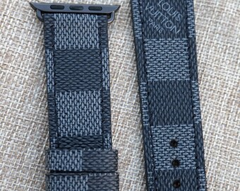 Lv Strap, Apple Watch Strap, louis vuitton strap, Apple watch band, apple watch lv strap, lv damier straps, applewatch2, LV canvas