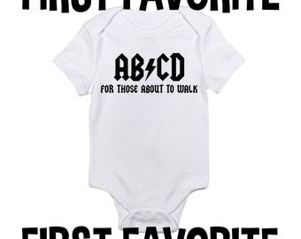 abcd baby shirt