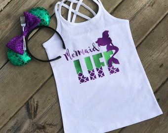 Ariel Ears - Disney Ears - Mermaid Shirt