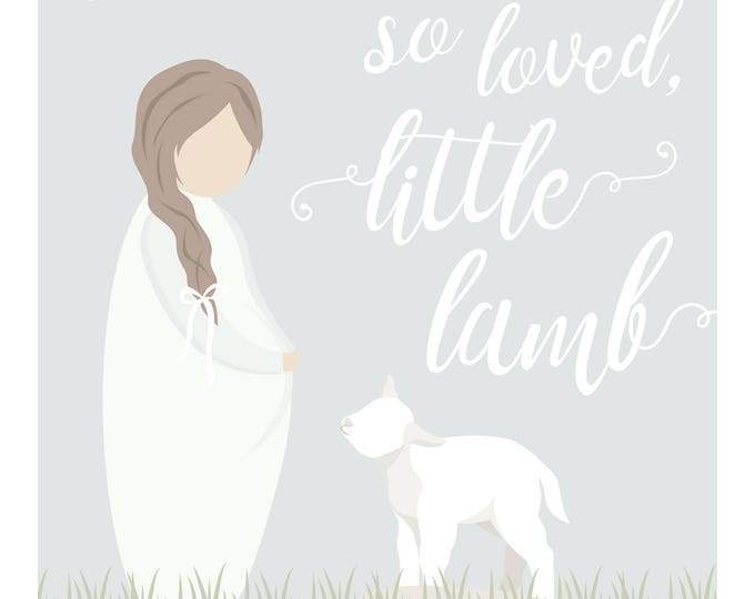 Little Lamb Baby Shower Invitation