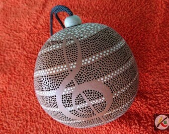Calabash "chacha" (traditional music instrument of the Caribbean)