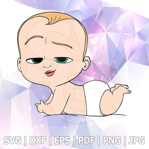 The Boss Baby Layered SVG DXF EPS Vector Silhouette Cricut