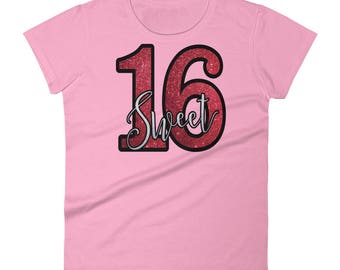 Sweet 16 shirt | Etsy