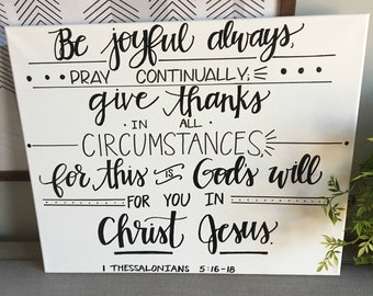 Bible verses on canvas | Etsy