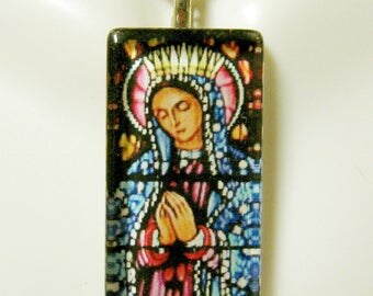 Our Lady of Guadalupe pendant with chain - GP12-438