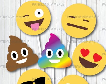 Rainbow poop emoji | Etsy