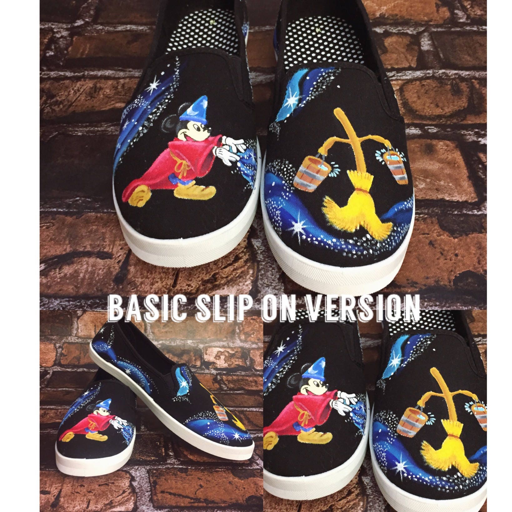 Mickey Sorcerer's Apprentice Toms. disney shoes Fantasia