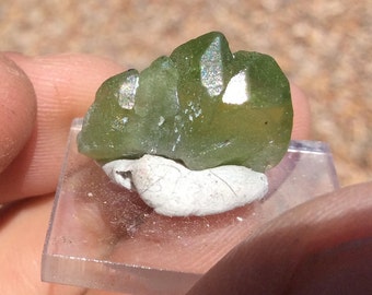 Peridot Crystal with Terminations