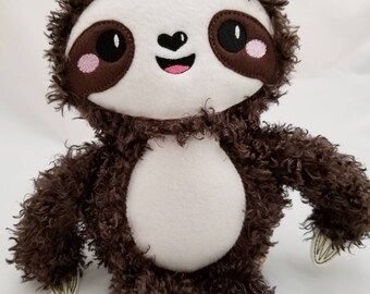 Three Toed Sloth Plush - Stuffed Sloth - Sloth Toy - Sloth Stuffie