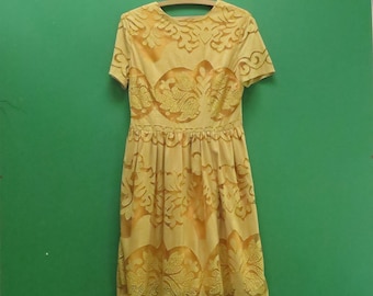 Mustard Yellow- Pure Cotton 3-Piece Dress Set – Medium to 2XL main image 0