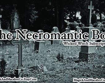 Wicked Witch Subscription Box: Monthly Wiccan/New Age Goodies to your door Wiccan, Witch New Age! September Box- Necromantic Box!